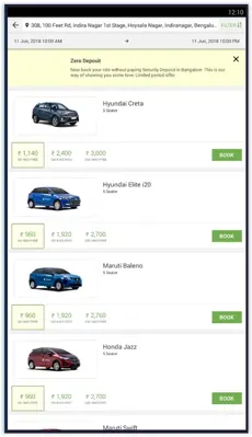 Zoomcar android App screenshot 6